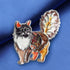 NEWEI Cat Brooch Pins for Women Girls Jacket Bag Charms Cat Pins Jewelry Gifts...