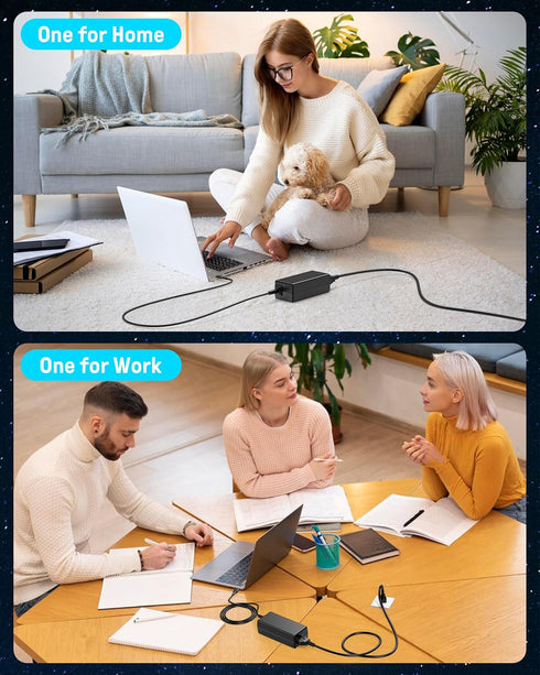 USB C Chromebook Charger 45W Compatible with HP, Dell, Lenovo, Acer, Asus, Samsung, Google Type C Laptop, Chromebook X360 11 13 14 14A Spectre X36...