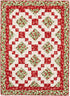 Fabric Cafe Quick Christmas 3-Yard Quilts Pattern - 8 Festive Designs for Lap, Twin, and Queen/King Sizes...