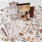 453 Pcs Vintage Stickers for Journaling Scrapbooking Supplies,Ephemera Pack with Scrapbook Papers Retro People Scrap booking Supplies Kit for Aest...