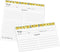 321Done Folding Recipe Cards (Set of 50) Sunflowers on White, From the Kitchen Of - Folds to 3x5 from 6x5 - Retro Vintage Wedding Baby Bridal Show...