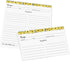 321Done Folding Recipe Cards (Set of 50) Sunflowers on White, From the Kitchen Of - Folds to 3x5 from 6x5 - Retro Vintage Wedding Baby Bridal Show...