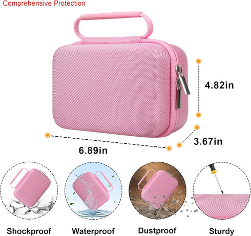 4K Digital Camera Carrying Case for Femivo/VETEK/IWEUKJLO/VJIANGER/WIKICO/Saneen/OIEXI 4K 48MP Vlogging Camera, Travel Compact Camera Storage Cove...