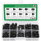 350PCS Computer Screws Assortment Kit, 6-32 Male to M3 Female Black Carbon Steel Motherboard Standoffs Screws for 2.5''SSD Hard Drive Fan Power Gr...