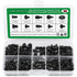 350PCS Computer Screws Assortment Kit, 6-32 Male to M3 Female Black Carbon Steel Motherboard Standoffs Screws for 2.5''SSD Hard Drive Fan Power Gr...