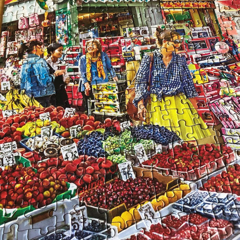Masterpieces 750 Piece Jigsaw Puzzle for Adults and Family - Market Day Afternoon - 18"x24"...