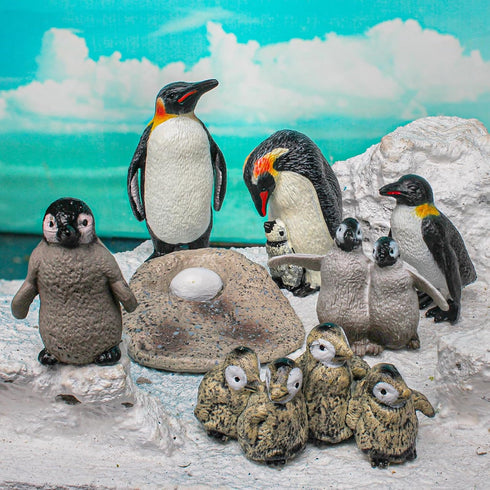 Polar Penguin Figure Playsets 7PCS Penguin Model Toy Desktop Decoration Collection Party Favors Toys for Boys Girls Kids...
