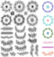 CRASPIRE Clear Silicone Stamps Plant Stamp Wreath Floral Flowers Leaves Reusable Washable Transparent Rubber Stamps for Scrapbooking Journaling Ca...