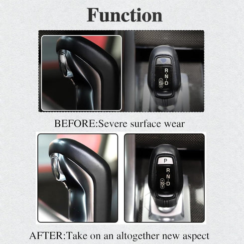 Gear Shift Lever Button Trim Cover?Gear Change Lid Release P Button Compatible with Land Rover Range Rover Sport 2014-2019 Replace# LR117072 LR086...