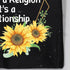 MBMSO Jesus Tote Bag It's Not a Religion It's a Relationship Shoulder Bag Christian Sunflower Gifts Religious Shopping Bags...