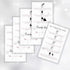 Press-On Nail Application Instructions Cards | 50 Pack | 2x3.5" inch Business Card Size | DIY Press-On Nail Kit | Marble with Rosey Gold Design...
