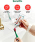 Euthymol Toothbrush (Regular, 6 Count) - Standard-Sized, Curved Soft Bristles for Sensitive Teeth, Gums. Effective, Gentle Cleaning for Entire Fam...