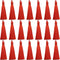VAPKER 20pcs Red Tassel Mini Silk Tassels for Craft Jewelry Making Woman, Handmade Soft Ice Silky Tassels with Loops for DIY Projects, Bookmarks(8...