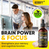 Lions Mane Supplement - Daily Mushroom Supplement for Memory, Focus & Clarity - Brain Booster - Lions Mane Tincture for Natural Immune Support - V...