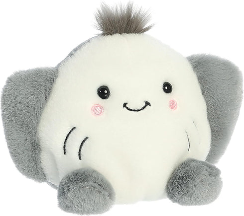 Aurora® Adorable Palm Pals™ Flapjack Stingray™ Stuffed Animal - Pocket-Sized Play - Collectable Fun - White 5 Inches...