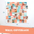 Artivo Peach Wall Collage Kit, Preppy Room Decor Aesthetic Pictures Wall Decor, Cute Picture Collage, Preppy Pictures for Wall, Teen Girls Room De...