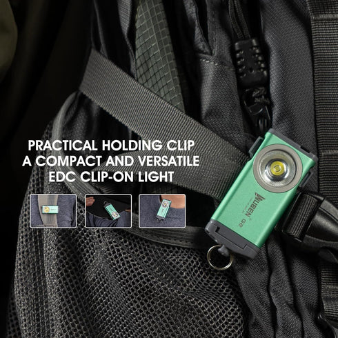 WUBEN G2 Mini Flashlight Keychain, 500 Lumens Rechargeable Pocket Flashlight, 5 Modes Small Led Flashlight, EDC Keychain Brightest Flashlight Magn...