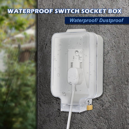 Electrical Outdoor Outlet Cover, Weatherproof Heavy-Duty Receptacle Outlets Cover Easy Install, Secure Fit for Outdoor In-Use...
