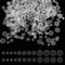 150 Sets Plastic Sew-on Snap Buttons Invisible Snap Fasteners Buttons Round Clear Press Button for Sewing Clothing DIY Craft, 7 mm 10 mm 15 mm...
