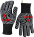 BBQ Gloves, 1472? Extreme Heat Resistant, Silicone Non-Slip Oven Mitts, Kitchen Gloves for Grilling, Cooking, Baking-1 Pair… (One Size Fits Most, ...