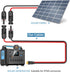 Solar Panel Plug to XT60 Charge Cable,PixelMan,10AWG Solar Connector to XT60 Cable with Upgraded XT60 Adapter, Solar Extension Cable (Solar Connec...