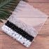 180 Pcs Medium Hole Beads 3 Colors Dreadlock Hair Braid Beads Jewelry Making Kit Clear- White -Black DIY Hair Braiding Bracelet Ornaments Round 12...