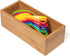Lipper International Bamboo Utensil Holder Storage Box for Cooking Tools, Makeup, or Office Supplies, 4" x 9 1/4" x 3"...