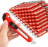 DIYSELF 30 Pack Box Cutter Retractable, 18mm Box Knife, Utility Knife Retractable with Snap Off Blade, Automatic Retractable Knife, Box Cutter Kni...