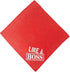 Mirage Pet Products Like a Boss Screen Print Bandana for Pets, Small, Red...