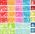 Stencils for Kids, 30pcs Plastic Drawing Stencils Set with 400+ Images, Variety of Shapes and Subjects...