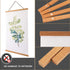WITCOLOR Magnetic Poster Hanger Frame, Teak Magnet Poster Frame 18x24 18x12 18x18 for Posters,Paintings, Photos, Maps, Scrolls, Picture, Canvas Wo...