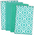 DII Cleaning Collection Multi-Purpose Microfiber, Teal Lattice, Dishtowel Set...