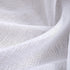 White Short Sheer Curtains 36 Inch Length for Kitchen Door 2 Panel Set Rod Pocket Cafe Curtains Linen Look Semi Sheer Tier Curtains for Small Wind...