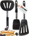 DI ORO - Chef Series FLEX Silicone Spatula 600ºF Heat-Resistant Flexible Silicone Rubber Turner Spatulas (3-Piece Set)...