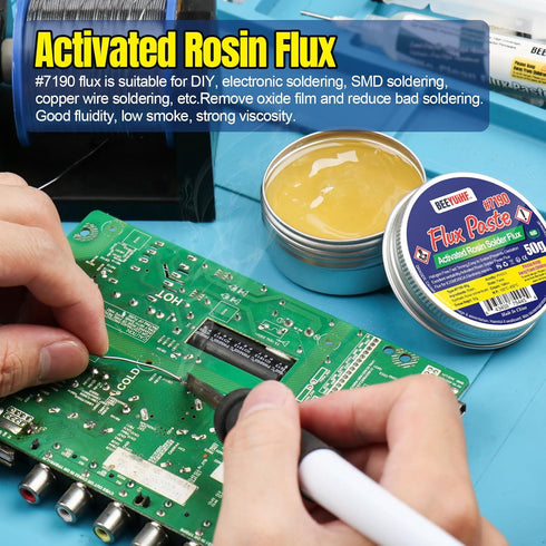 Rosin Solder Flux Paste, Flux for Soldering for SMD BGA LED PCB IC CPU electronic repair & soldering (1.76oz/50g)...