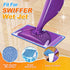 Reusable Mop Pads Compatible with Swiffer WetJet Mop, MyKEEPOW Wet Jet Refills Pads for Floor Cleaning, 4 Pack, Green+Blue...