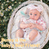 Baby Loveys Bunny Cozy Plush Sensor Security Nursery Blanket Soft Snuggle Toy Stuffed Animals Rabbit Lovies Neutral Presents for Newborns Infant B...