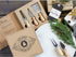 Santa Barbara Design Studio Gift Set Kitchen Essentials Holiday Collection Kraft Cardboard Book Gift Box, 3-Pieces, Cheese Knives...