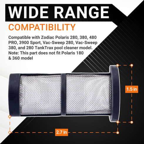 BlueStars 2 Packs Ultra Durable 48-222 in-line Filter Screen Replacement Part by Blue Stars - Exact Fit for Zodiac Pool Cleaners...