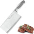 Meat Cleaver 7 inch Butcher Knife - Stainless Steel Chinese Chef Knife - Cleaver Knife for Restaurants and Home...