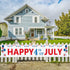 Probsin Large 4th of July Banner Decorations 120"x20" National Independence Day Yard Sign Patriotic Party Supplies American Balloons Hanging Decor...