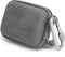 FiTSTILL Grey PU Mini Carrying Case for Go Pro Hero 12/11/10/9/8/7/(2018)/6/5 Black,Hard Shell Travel Storage Case for DJI Osmo Action,AKASO,Campa...
