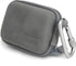 FiTSTILL Grey PU Mini Carrying Case for Go Pro Hero 12/11/10/9/8/7/(2018)/6/5 Black,Hard Shell Travel Storage Case for DJI Osmo Action,AKASO,Campa...