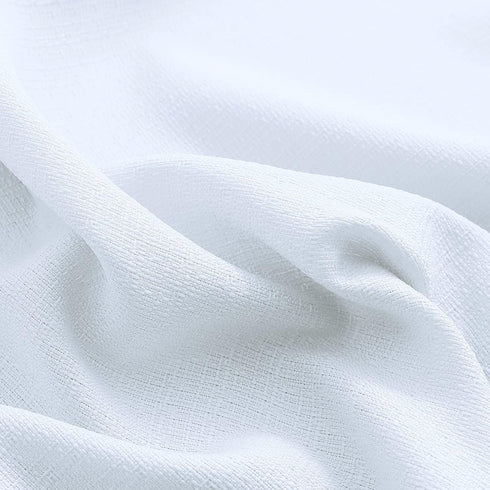 White Kitchen Curtains 36 Inch Length Sets of 2 Panels Half Windows Rod Pocket Cafe Curtains Small Tier Curtains Semi Sheer Short Farmhouse Curtai...