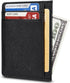 Unisex-Adult's Petite Credit Card Holder Leather Slim Minimalist Wallet, Crosshatch Black, Classic...