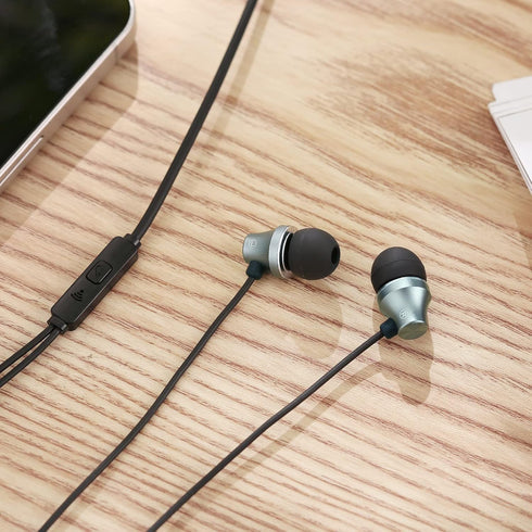 iRAG A101 Wired Earbuds Headphones for School Noise Isolating in-Ear Earphones with Microphone Remote with 3.5mm Plug in Audio Jack (Gun Metal)......
