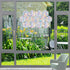 Honeycomb & Bee 30-Piece Rainbow Window Clings - Non-Adhesive Vinyl Decals, Bird Strike Deterrent, Assorted Sizes & Shapes, Reusable, Indoor Use, ...