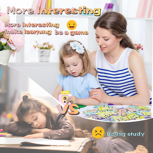Talking Flash Cards for Toddlers 2-4 Years Speech Therapy Toys, Pocket Speech for Toddlers Learning Toys, Toddler Educational Preschool Toys Gifts...