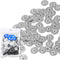 400 pcs Candle Wick Tabs - Metal Candle Wick Sustainer Tabs - Kare & Kind® retail packaging (14 mm, Silver)...