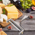 TOPULORS Wire Cheese Slicer Stainless Steel Handheld Cheese Cutter for Mozzarella, Cheddar, Gruyere - with 1 Extra Wire - Adjustable Thickness Che...